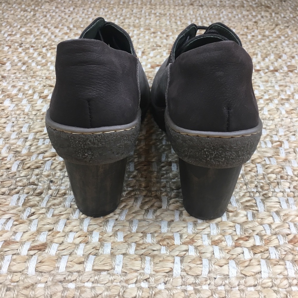 El Naturalista Leather Oxford Lace-up Booties - Picture 9 of 16